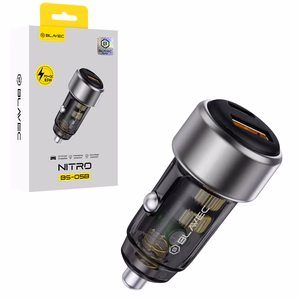 Blavec autolaturi BS-05B Nitro - USB + Type C - QC 3.0 18W PD 65W (CCBS05BN-UCB) musta