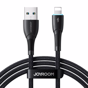 Joyroom Starry Series SA32-AL3 3A USB-A / Lightning kaapeli 1m - musta