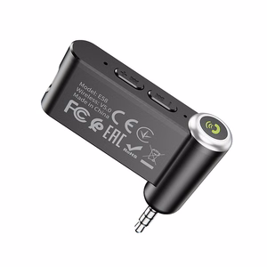 Hoco Bluetooth AUX-vastaanotin Jack 3,5mm E58 Musta