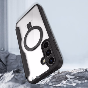 Dux Ducis Skin X Pro kotelo magneettisella sormusjalustalla Samsung S24 - musta