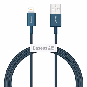 Baseus Superior USB - Lightning kaapeli 1 m 2,4A (sininen) CALYS-A03