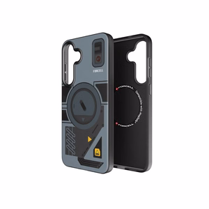 Suojakuori Samsung S25 PLUS:lle Forcell F-Protect Levels Dual Layer 4D MagSafe-yhteensopiva Military Drop-Test cyber grey