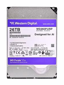 Western Digital Purple Pro WD240PURP internal hard drive 26 TB 7200 RPM 3.5" Serial ATA III