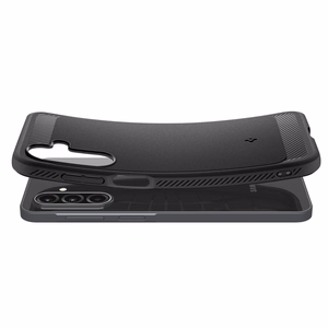 Spigen Rugged Armor Suojakuori Samsung Galaxy A17 4G / 5G:lle - Matta Musta