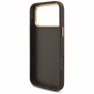 Guess 4G Big 4G Classic Logo Big Strap Metal Buttons -suojakuori iPhone 17 Pro Max - ruskea
