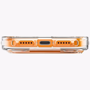 Uniq Heldro Air Suojakuori iPhone 17 Pro:lle Magclick-latauksella - Oranssi