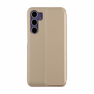 Fold Mirror View Case for Samsung Galaxy A14 4G / A14 5G gold