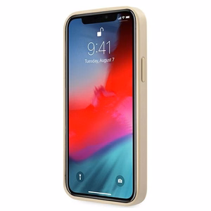 Guess GUHCP12MRSAVSLG iPhone 12/12 Pro 6.1" kultainen/kultainen kovakotelo Saffiano Vintage Script