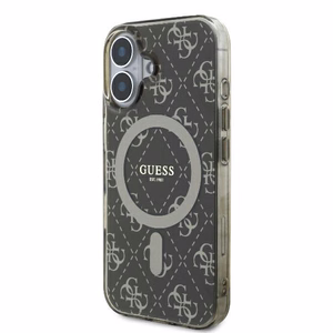 Guess IML 4G Background MagSafe Suojakuori iPhone 16 Plus:lle - ruskea
