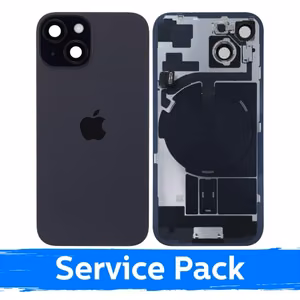 Takakuori, yhteensopiva Apple iPhone 15 / Musta / (Service Pack)