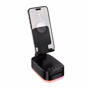 Borofone BR200 Marea -kannettava Bluetooth-kaiutin 3-in-1 pidikkeellä ja 1500mAh varavirtalähteellä, musta