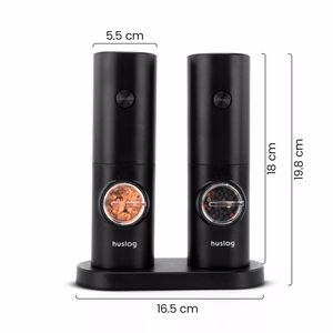 Huslog sähkömyllyjen sarja USB-latauksella