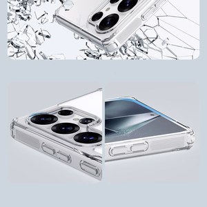 Nillkin Nature TPU Pro Magneettinen Suojakuori MagSafe-tuella Samsung Galaxy S25 Ultra:lle - valkoinen