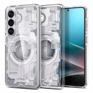Spigen Ultra Hybrid Mag MagSafe Case for Samsung Galaxy S26+ Zero One - Clear and White