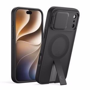 Tech-Protect Kevlar Aura MagSafe suojakuori malleille iPhone 18 Pro / 17 Pro, mattamusta