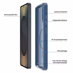 Dux Ducis Yind MagSafe Suojakuori Samsung S26 Ultra - tummansininen