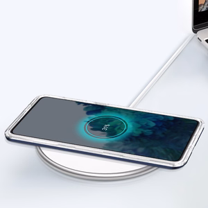 Kirkas 3in1 Kotelo Samsung Galaxy S21 + 5G (S21 Plus 5G) Kehys Gel Cover Sininen