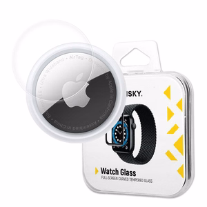Wozinsky Watch Glass hybridi AirTag lasi musta