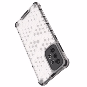 Honeycomb tapauksessa panssaroitu suojus geelirunko Samsung Galaxy A73 sininen