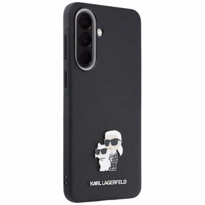 Karl Lagerfeld kotelo Samsung A57 (Saffiano with K&C Metal Logo) musta