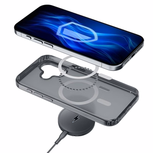 3mk Frosty MagCase Suojakuori iPhone 16 Plus:lle - musta