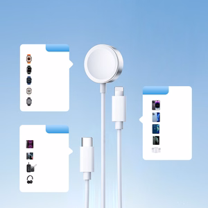 Joyroom S-IW008 3-in-1 cable magnetic charger USB-A - Lightning/USB-C 1.2m - white