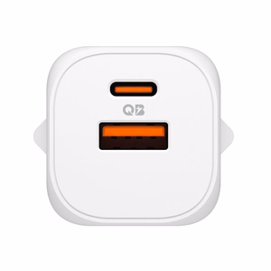 Spigen Essential EE352EU USB-C / USB-A 35W Seinälaturi - Valkoinen