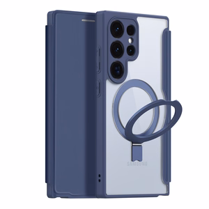 Dux Ducis Skin X Pro kotelo magneettisella sormusjalustalla Samsung S24 Ultra - sininen