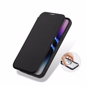 Dux Ducis Skin X Pro magneettinen avattava MagSafe -kotelo iPhone 15 Pro Max - musta