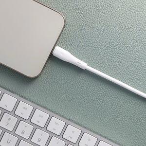 Kaapeli USB C - Lightning Forcell F-Energy PD 3A 27W Silikoninen 1 m C346 valkoinen