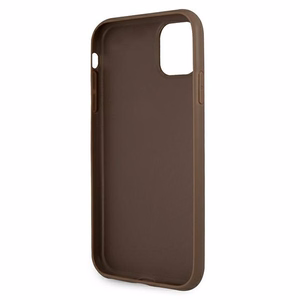 Guess 4G Stripe suojakuori iPhone 11 / Xr 6.1":lle - ruskea