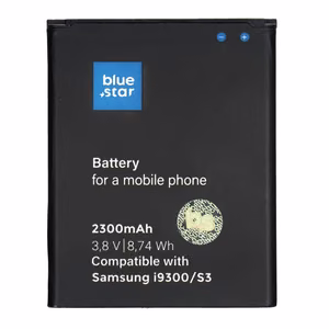 Akku Samsung S3 I9300:lle 2300 mAh Blue Star Premium