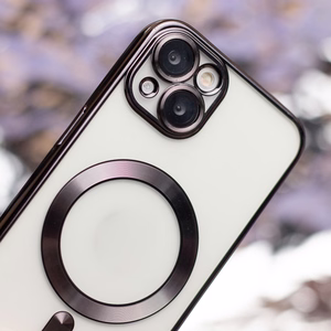 Color Chrome Mag suojakuori iPhone 17 Pro Max 6,9:lle musta avoin rengas