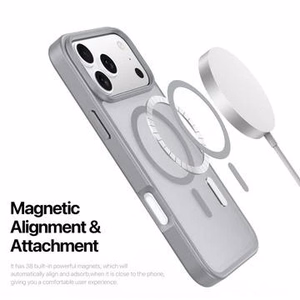 DUX DUCIS suojakuori YIND yhteensopiva MagSafe iPhone 17 PRO:lle harmaa