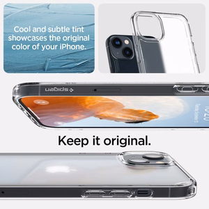 Spigen Ultra Hybrid iPhone 14 Plus -kotelo - matta kirkas
