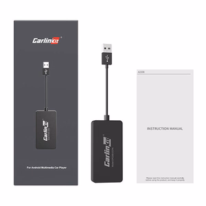 Carlinkit CCPA langaton sovitin Apple Carplay/Android Auto (musta)