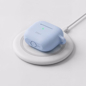 Etteri silikoninen suojakuori AirPods 4 vaaleansininen