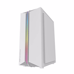 Darkflash DK151 LED computer case (white) + 3 RGB fans