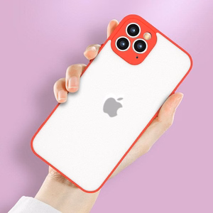 Milky Case silikoni joustava läpikuultava tapaus Samsung Galaxy A42 5G musta