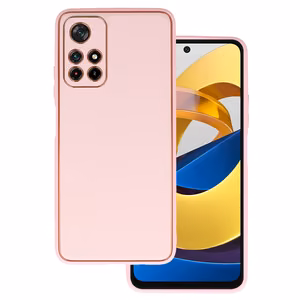 TEL PROTECT Luxury Suojakuori Xiaomi Redmi Note 11 5G/Note 11S 5G/Poco M4 Pro 5G:lle vaaleanpunainen