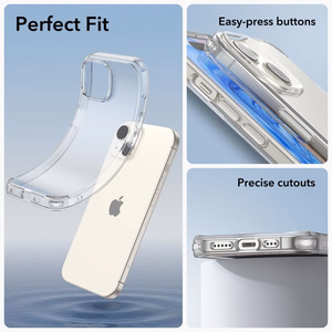 ESR Project Zero Suojakuori iPhone 15:lle - Kirkas