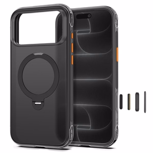 Tech-Protect MagAir Stand MagSafe CC  iPhone 18 Pro Max / 17 Pro Max kuori, mattamusta