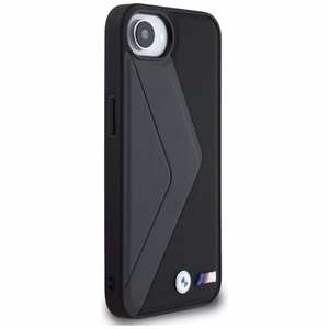 BMW Oversized Stripes MagSafe Suojakuori iPhone 16e:lle - Musta