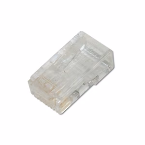 Digitus AK-219602 CAT 6 -modulaaripistoke, 8P8C, suojaamaton, pyöreälle kaapelille, kaksiosainen pistoke
