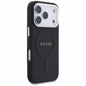 Guess Classic Logo MagSafe Suojakuori iPhone 17 Pro:lle musta
