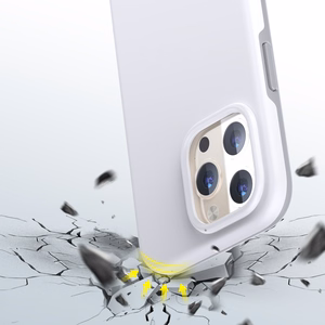 Choetech MFM Anti-drop tapauksessa Made for MagSafe iPhone 13 Pro valkoinen (PC0113-MFM-WH)