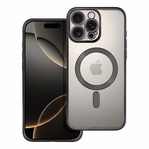 Suojakuori iPhone 16 PRO MAX:lle Electro Mag Cover yhteensopiva MagSafe-version kanssa musta