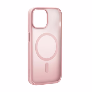 Puro Gradient MagSafe Silikoninen Suojakuori iPhone 15 Plusalle - vaaleanpunainen