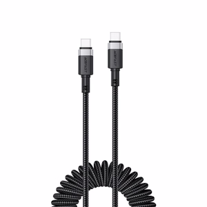 Acefast C14-03 USB-C - USB-C jousikaapeli 480 Mb/s 3 A 1,2 m - musta