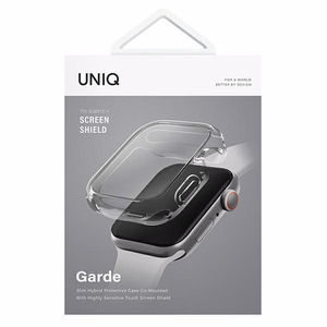 Uniq Garde kotelo Apple Watch 7/8/SE2 45mm - läpinäkyvä